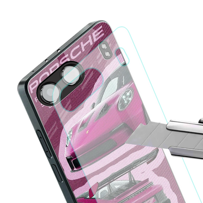 Ruby Star stylish phone case for oneplus nord 4 | glossy glass and slim fit