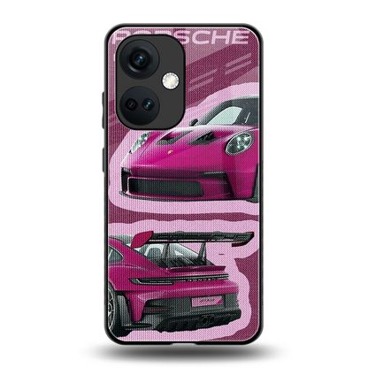 Ruby Star back phone cover | glass case for oneplus nord ce 3