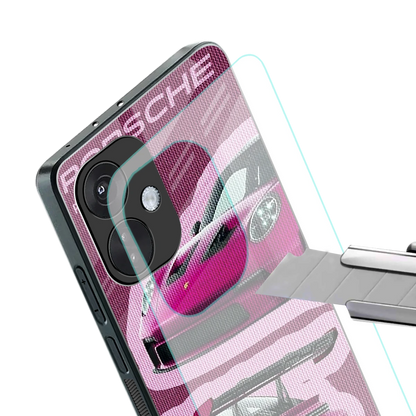 Ruby Star stylish phone case for oneplus nord ce 3 | glossy glass and slim fit