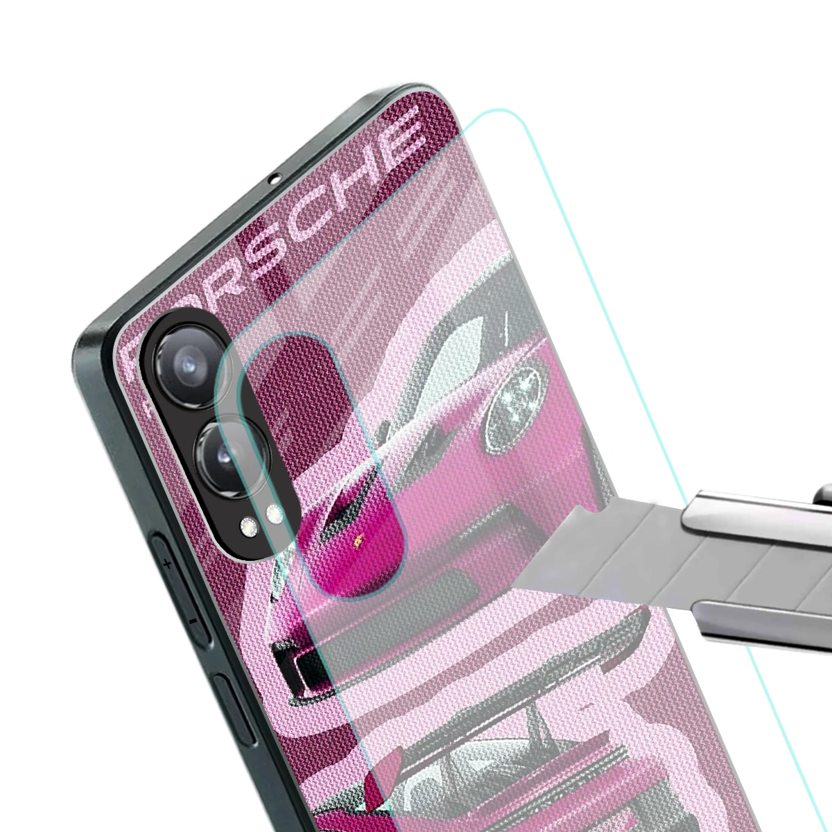 Ruby Star stylish phone case for oneplus nord ce 4 lite | glossy glass and slim fit