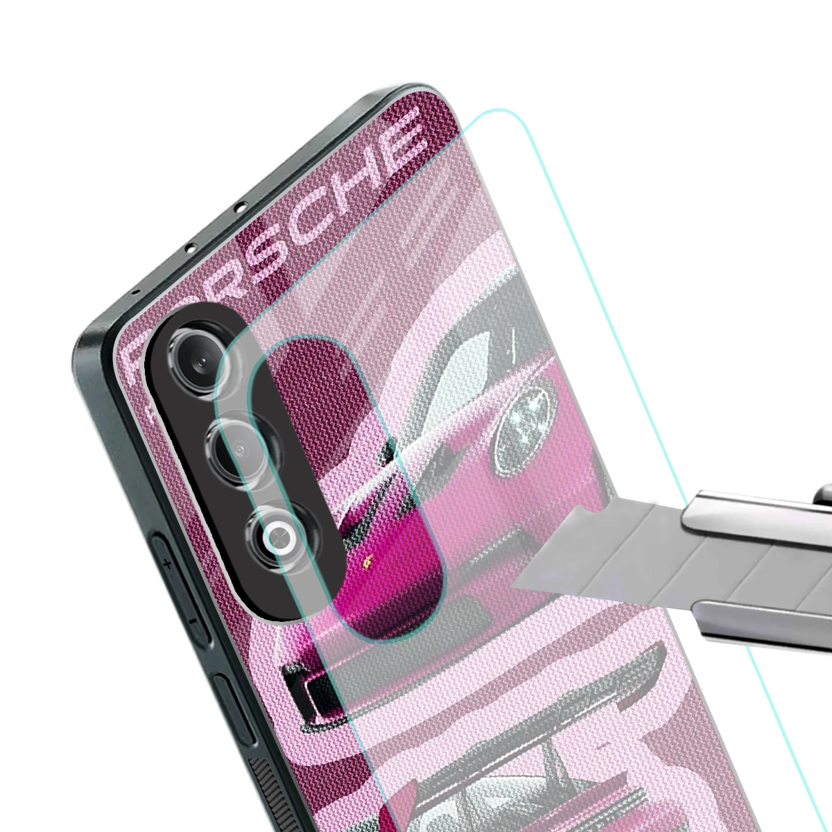 Ruby Star stylish phone case for oneplus nord ce 4 | glossy glass and slim fit