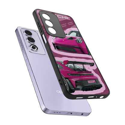 Ruby Star sleek oppo a3 pro cover with tempered glass back and TPU edges