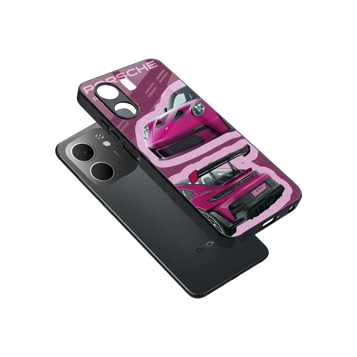 Ruby Star sleek oppo a5x 5g cover with tempered glass back and TPU edges