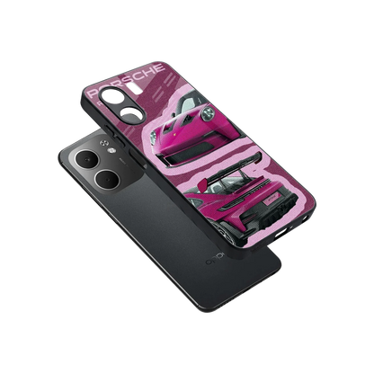 Ruby Star sleek oppo a5x 5g cover with tempered glass back and TPU edges