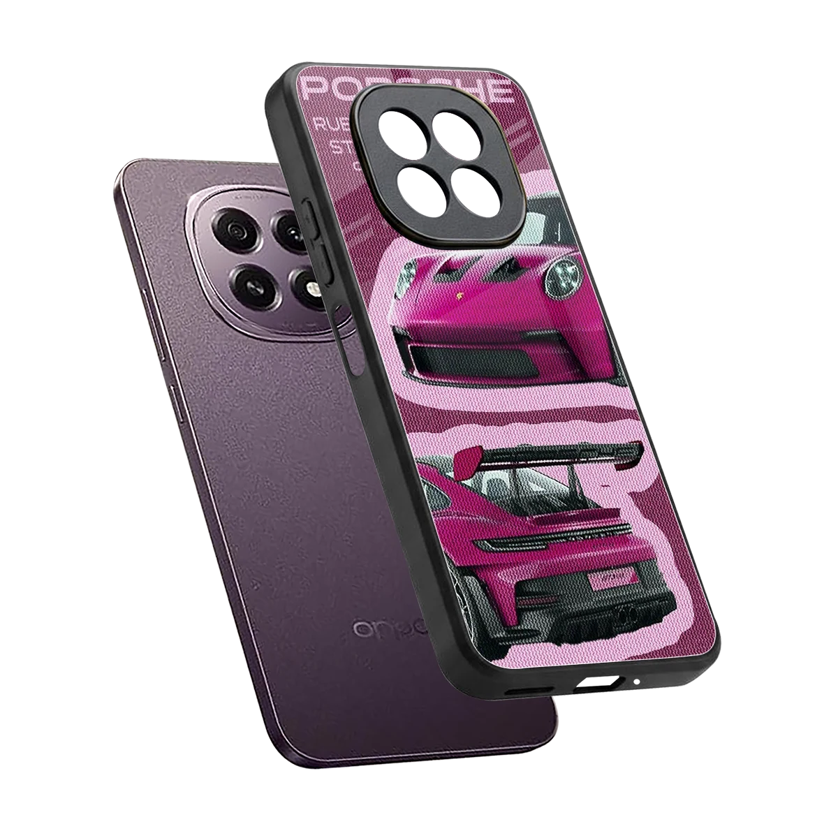 Ruby Star sleek oppo f29 5g cover with tempered glass back and TPU edges
