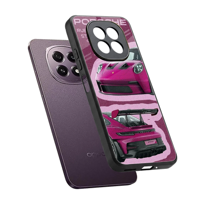 Ruby Star sleek oppo f29 5g cover with tempered glass back and TPU edges