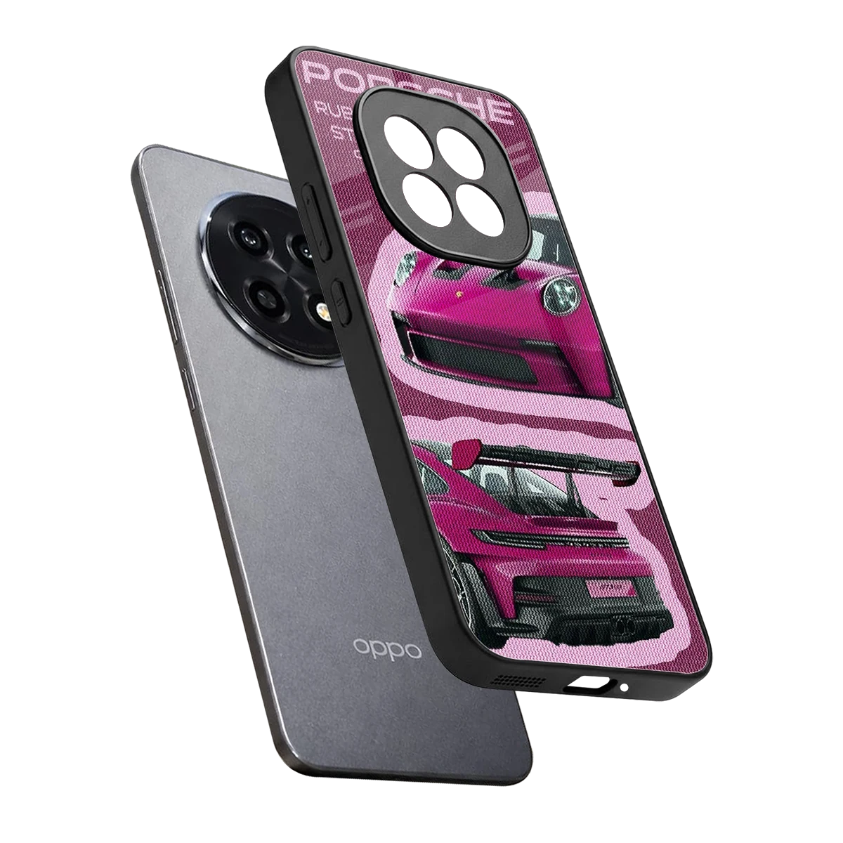 Ruby Star sleek oppo f29 pro 5g cover with tempered glass back and TPU edges