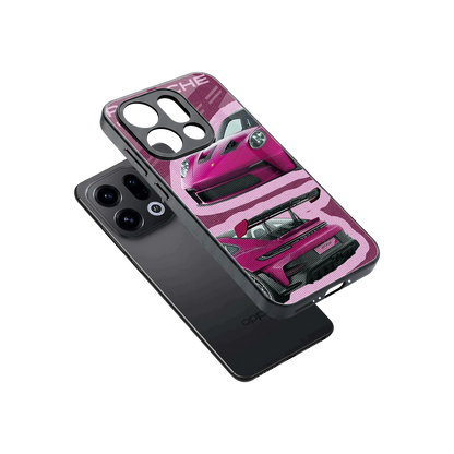 Ruby Star sleek oppo find x9 cover with tempered glass back and TPU edges