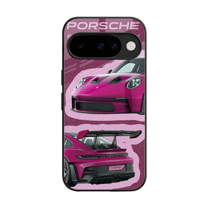 Ruby Star back phone cover | glass case for google pixel 10