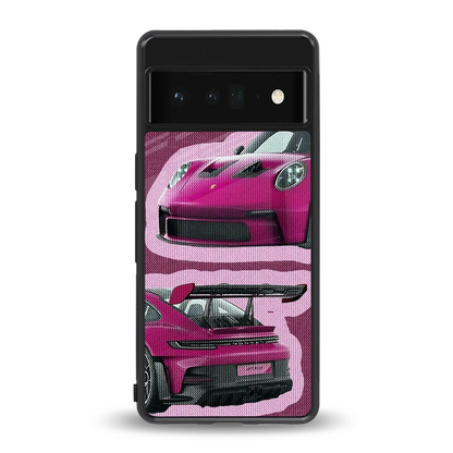 Ruby Star back phone cover | glass case for google pixel 6 pro