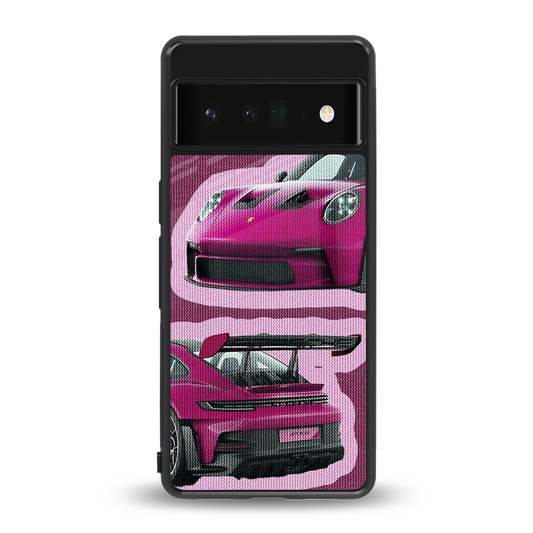 Ruby Star back phone cover | glass case for google pixel 6 pro