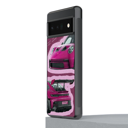 Ruby Star stylish phone case for google pixel 6 pro | glossy glass and slim fit