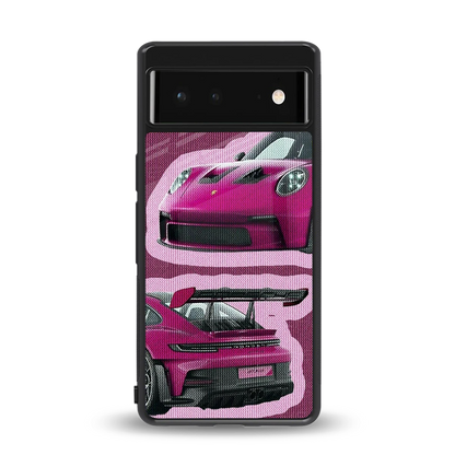 Ruby Star back phone cover | glass case for google pixel 6