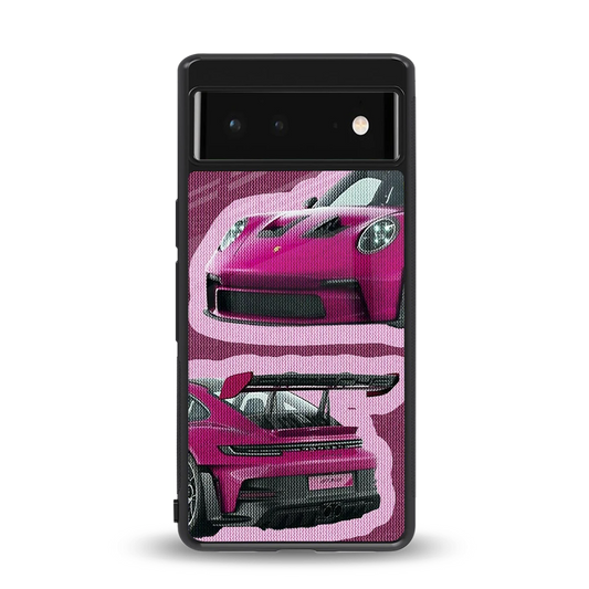 Ruby Star back phone cover | glass case for google pixel 6