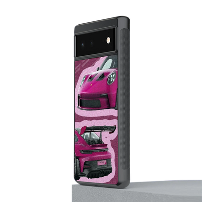 Ruby Star stylish phone case for google pixel 6 | glossy glass and slim fit