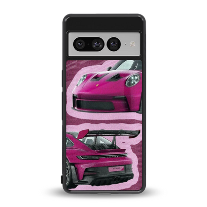 Ruby Star back phone cover | glass case for google pixel 7 pro