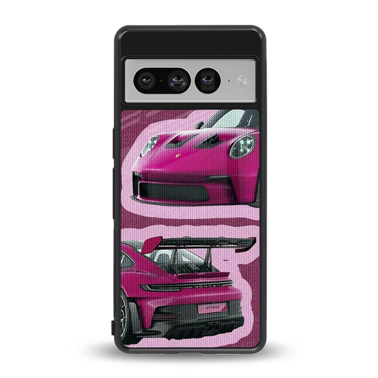 Ruby Star back phone cover | glass case for google pixel 7 pro