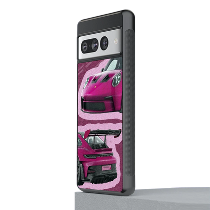 Ruby Star stylish phone case for google pixel 7 pro | glossy glass and slim fit