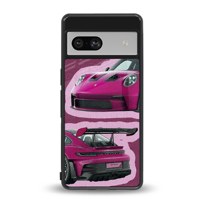 Ruby Star back phone cover | glass case for google pixel 7a