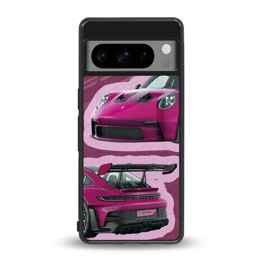 Ruby Star back phone cover | glass case for google pixel 8 pro