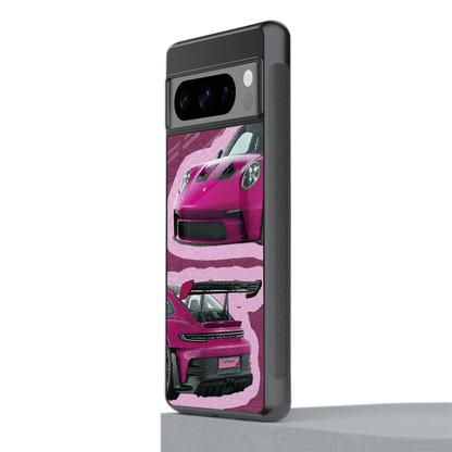 Ruby Star stylish phone case for google pixel 8 pro | glossy glass and slim fit