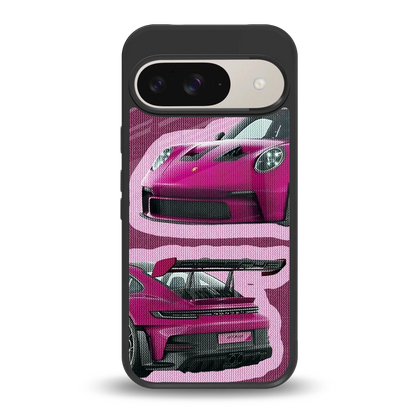 Ruby Star back phone cover | glass case for google pixel 9