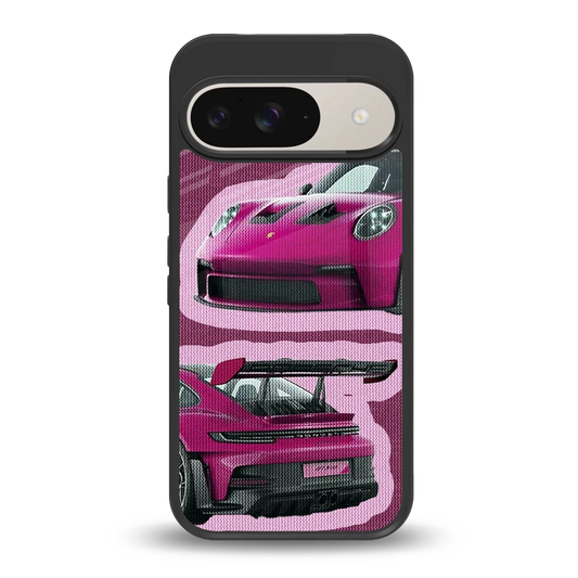 Ruby Star back phone cover | glass case for google pixel 9