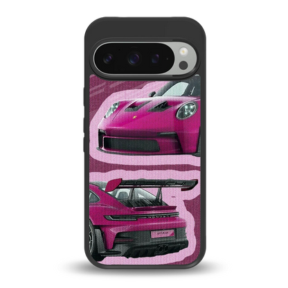 Ruby Star back phone cover | glass case for google pixel 9 pro