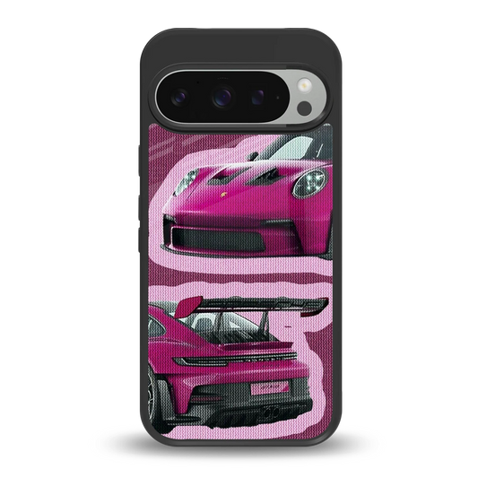 Ruby Star back phone cover | glass case for google pixel 9 pro