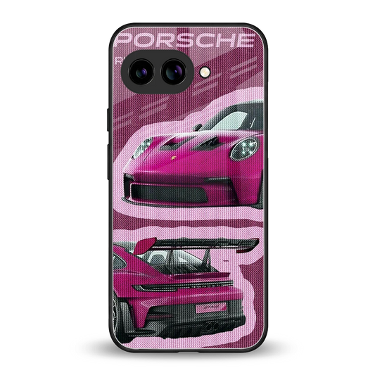 Ruby Star back phone cover | glass case for google pixel 9a