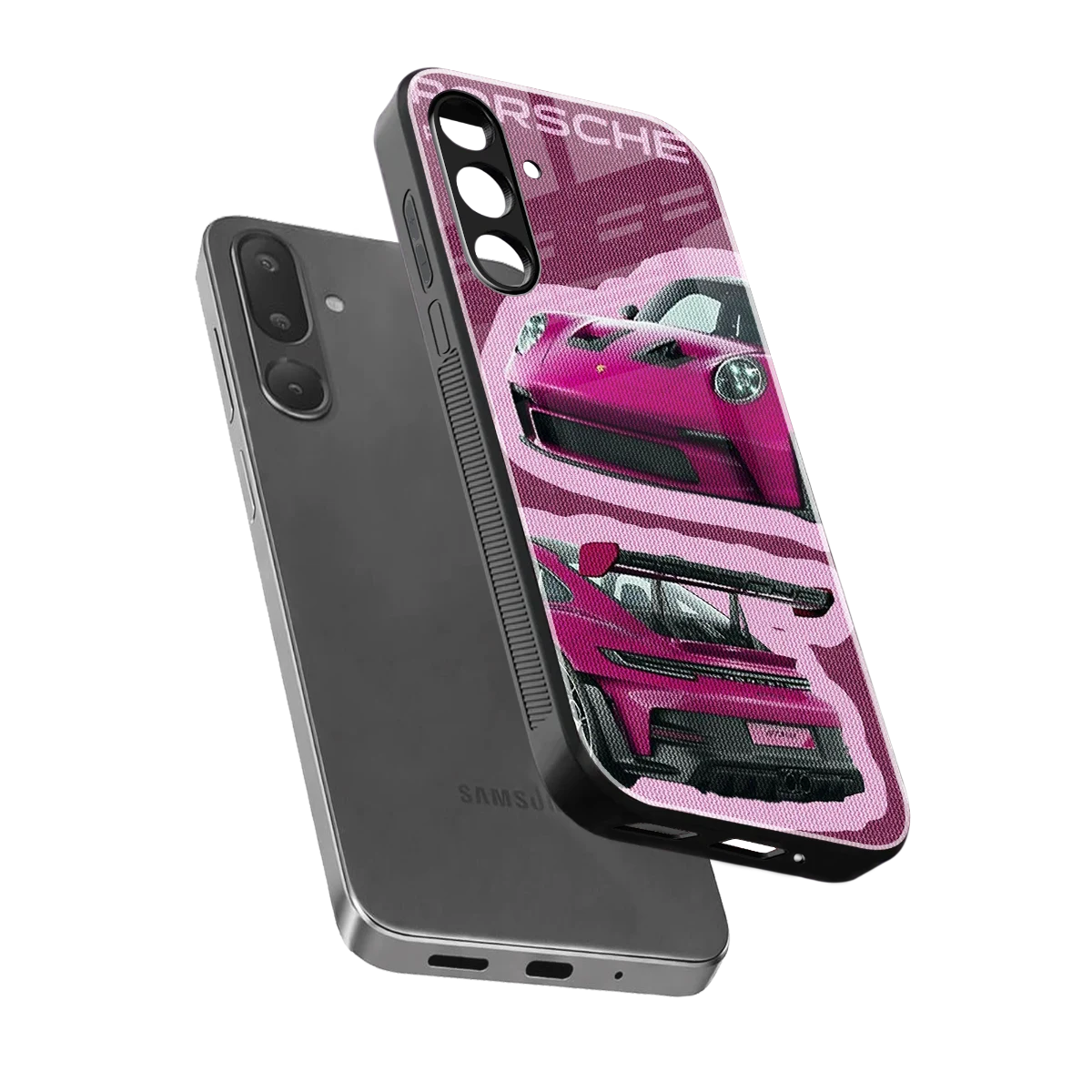 Ruby Star sleek samsung galaxy m36 5g cover with tempered glass back and TPU edges