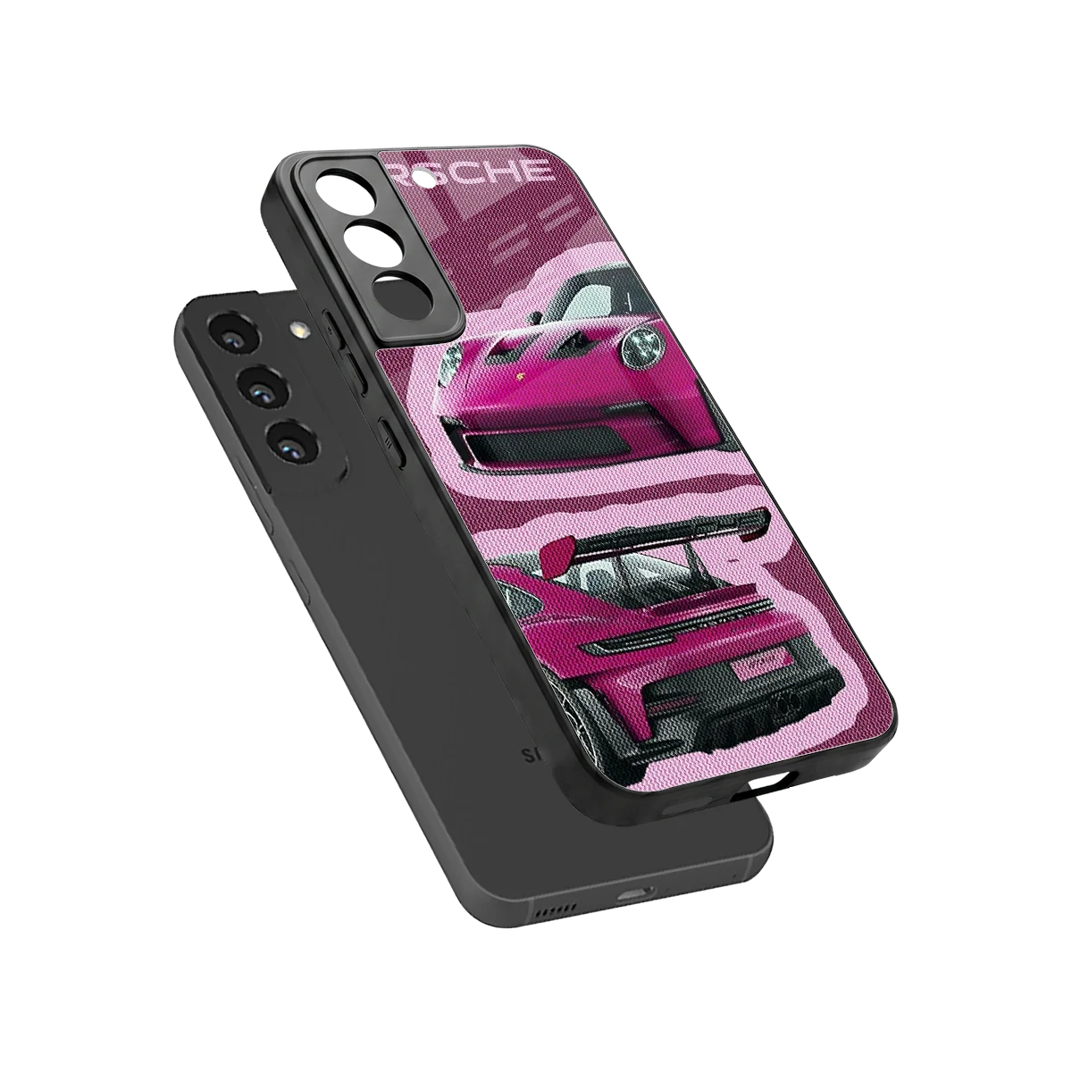 Ruby Star sleek samsung galaxy s22 cover with tempered glass back and TPU edges