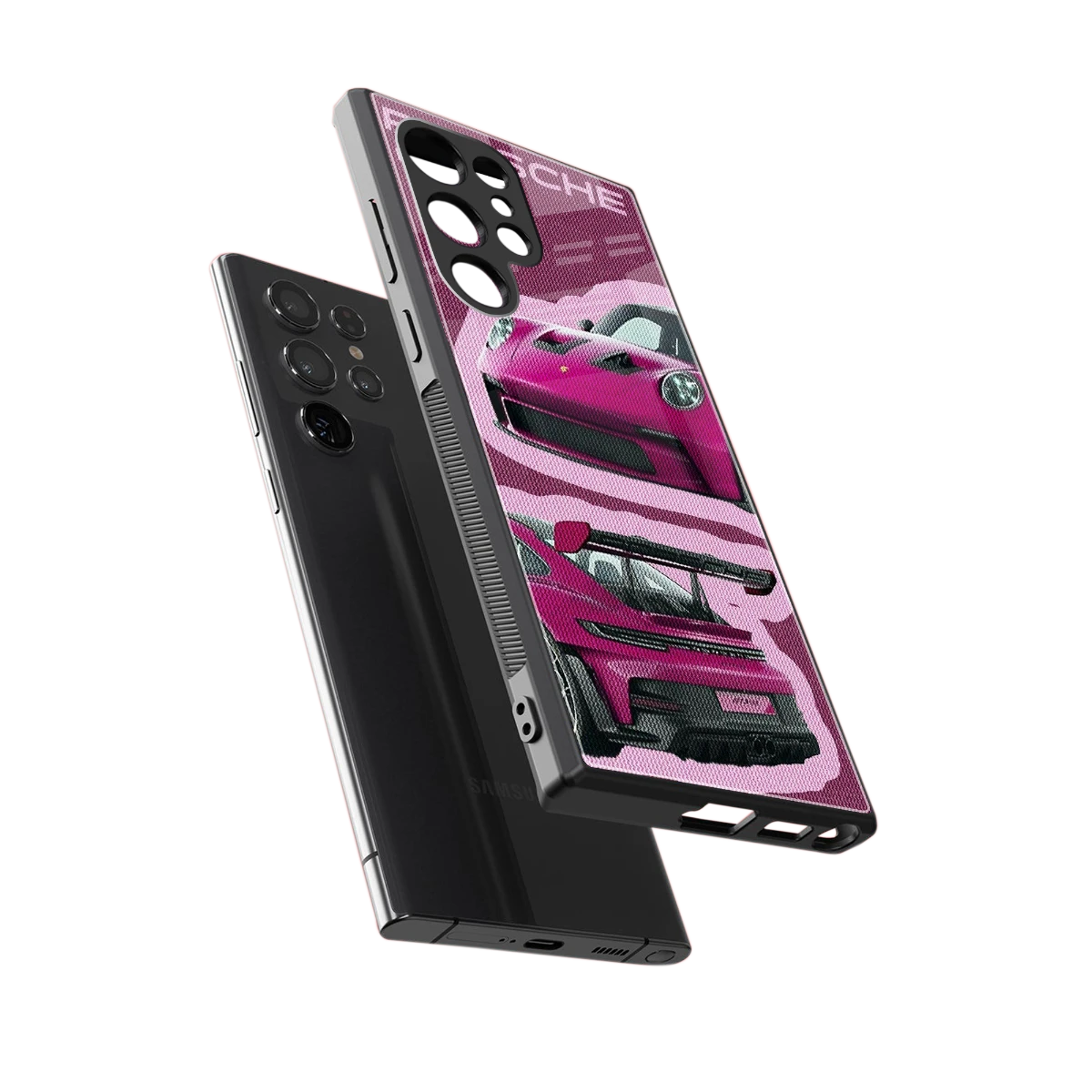 Ruby Star sleek samsung galaxy s23 ultra cover with tempered glass back and TPU edges