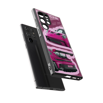 Ruby Star sleek samsung galaxy s23 ultra cover with tempered glass back and TPU edges