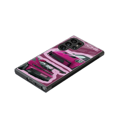 Ruby Star stylish phone case for samsung galaxy s23 ultra | glossy glass and slim fit