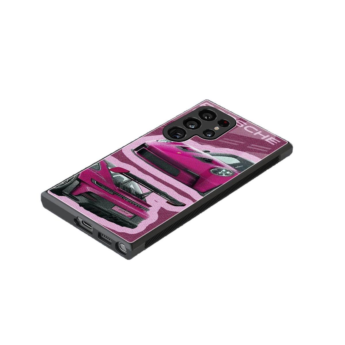 Ruby Star stylish phone case for samsung galaxy s24 ultra | glossy glass and slim fit