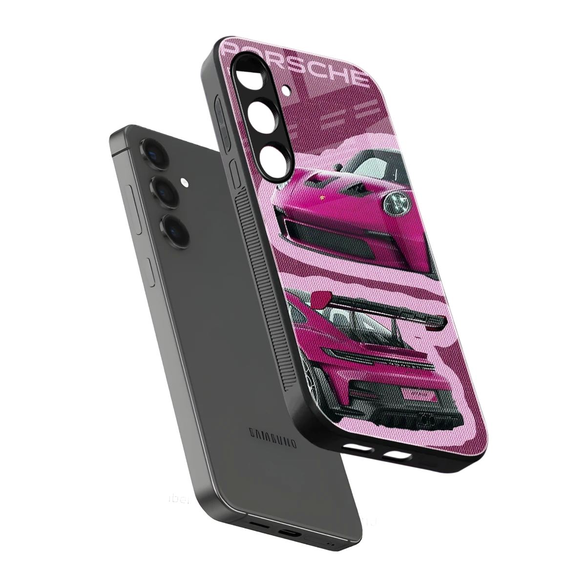 Ruby Star sleek samsung galaxy s24 cover with tempered glass back and TPU edges