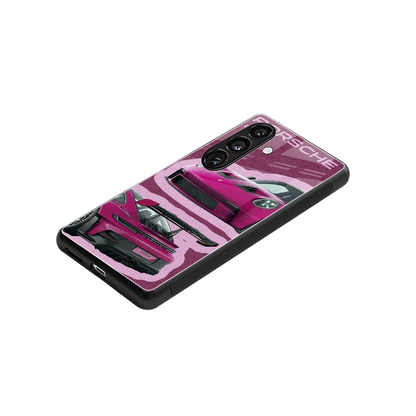 Ruby Star stylish phone case for samsung galaxy s23 fe | glossy glass and slim fit