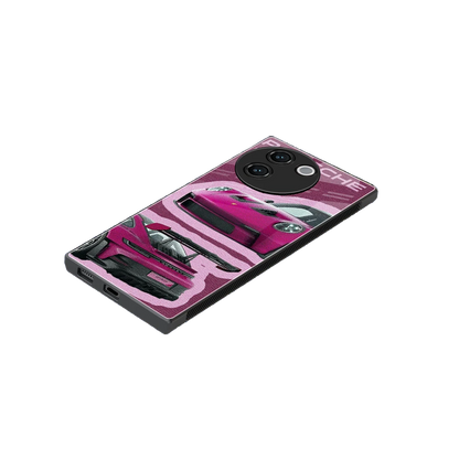 Ruby Star stylish phone case for vivo v30e | glossy glass and slim fit