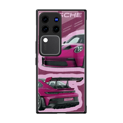 Ruby Star back phone cover | glass case forvivo v30 pro