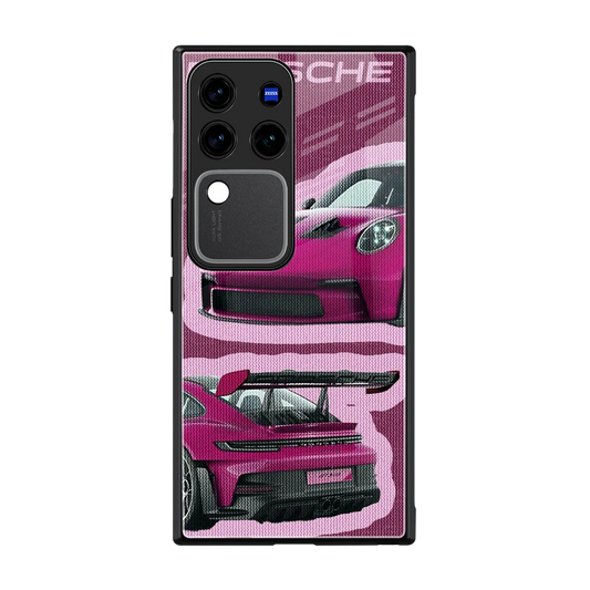 Ruby Star back phone cover | glass case forvivo v30 pro