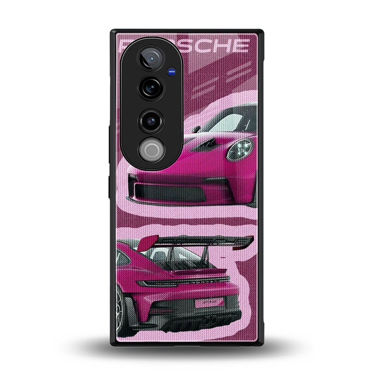 Ruby Star back phone cover | glass case for vivo v40 pro