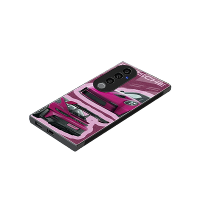 Ruby Star stylish phone case for vivo v40 pro | glossy glass and slim fit