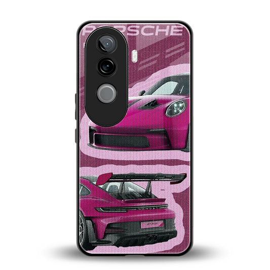 Ruby Star back phone cover | glass case for vivo v40e