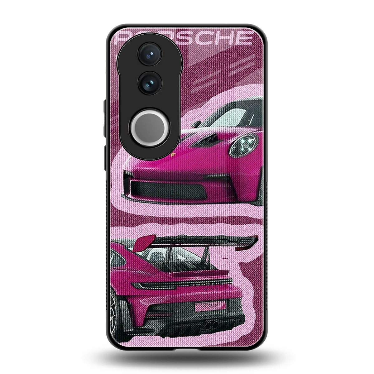 Ruby Star back phone cover | glass case for vivo v50