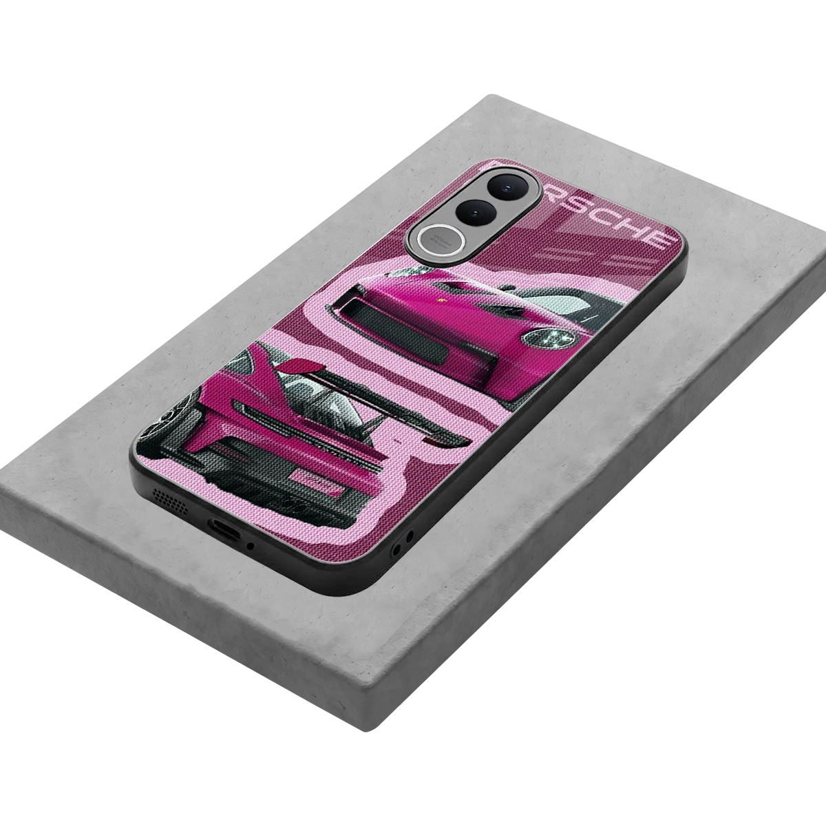 Ruby Star stylish phone case for vivo v70 fe | glossy glass and slim fit