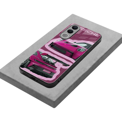 Ruby Star stylish phone case for vivo v70 fe | glossy glass and slim fit