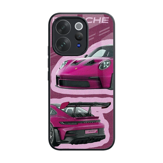 Ruby Star back phone cover | glass case for vivo v70