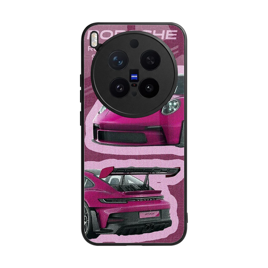 Ruby Star back phone cover | glass case for vivo x300 pro