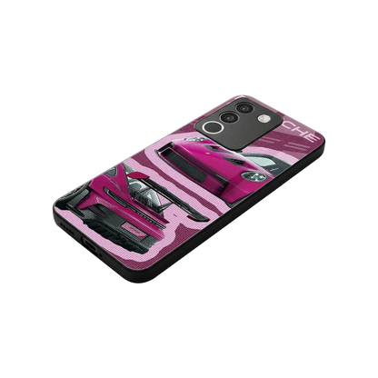Ruby Star stylish phone case for vivo y200 5g | glossy glass and slim fit